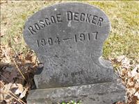 Decker, Roscoe